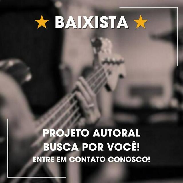 Banda procura BAIXISTA