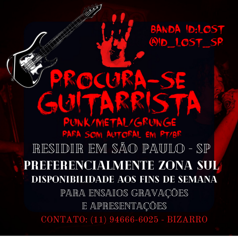 Procura - se Guitarrista