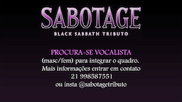 Procuro vocalista, fase Ozzy Osbourne , melhores anos !