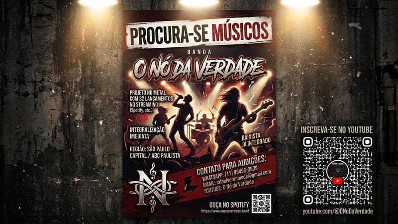 PROCURA-SE MÚSICOS - SÃO PAULO (CAPITAL) E ABC PAULISTA